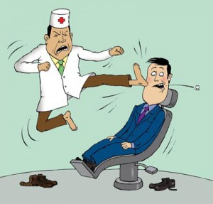 Стоматологическая карикатура