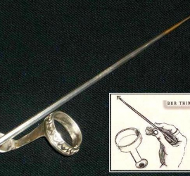 Ручной бор c кольцом со втулкой