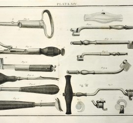 Щипцы и элеваторы XIV века