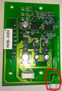 Повреждённая пайка штекера