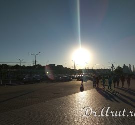 Огромное солнце