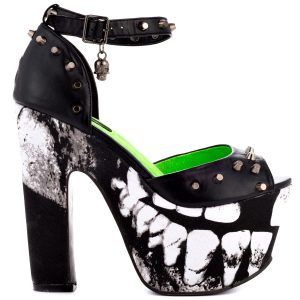 Босоножки с фотографией зубов