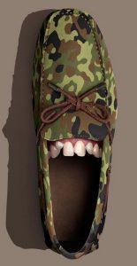 Мокасины с зубами