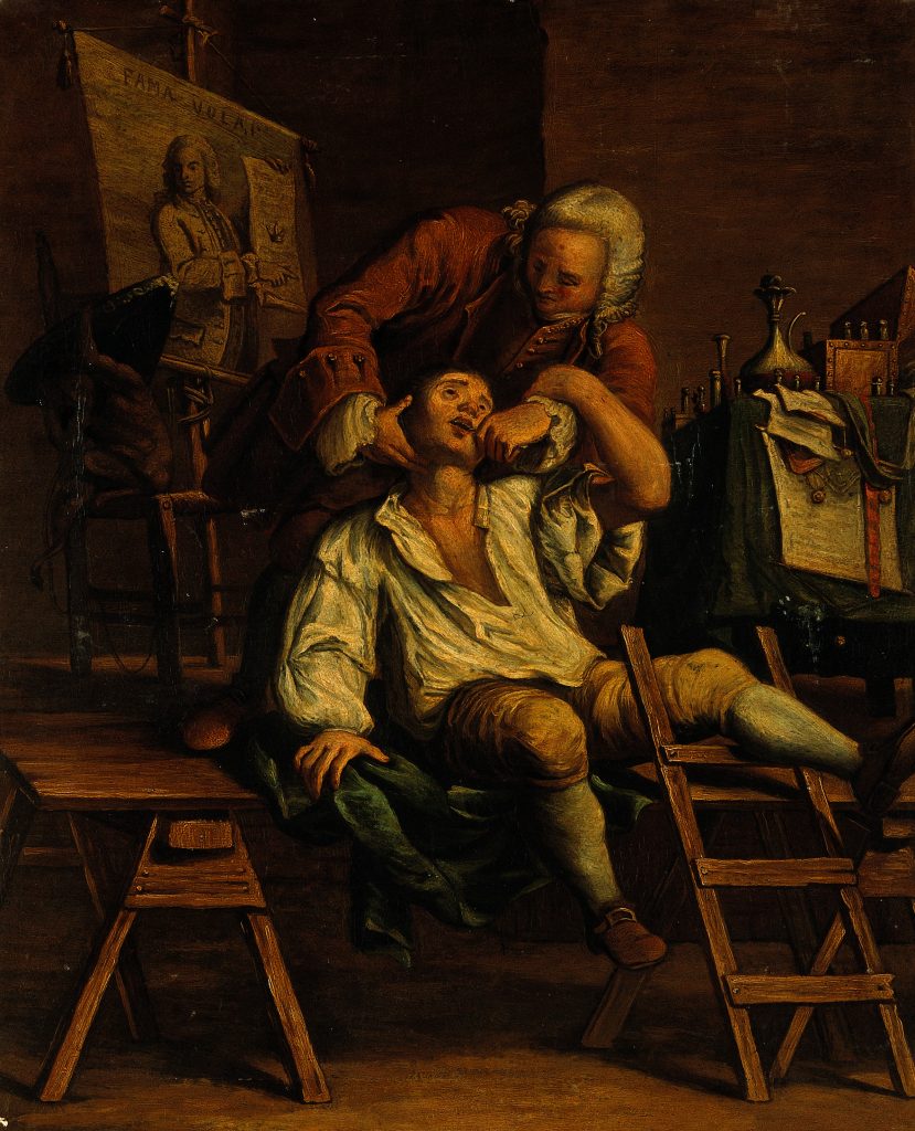 Зубодёр удаляет зуб - Франческо Маджигото