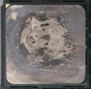 КПТ-8 + алмазный порошок после снятия радиатора