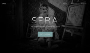 Персональный сайт художницы SEra